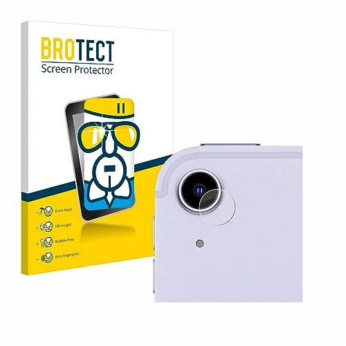 BROTECT Schutzglas für Apple iPad Air 5 2022 (NUR Kameraschutz, 5. Gen.) Schutzfolie Panzer Folie Glas Displayschutz Made in Germany [ 9H, Anti-Fingerprint]