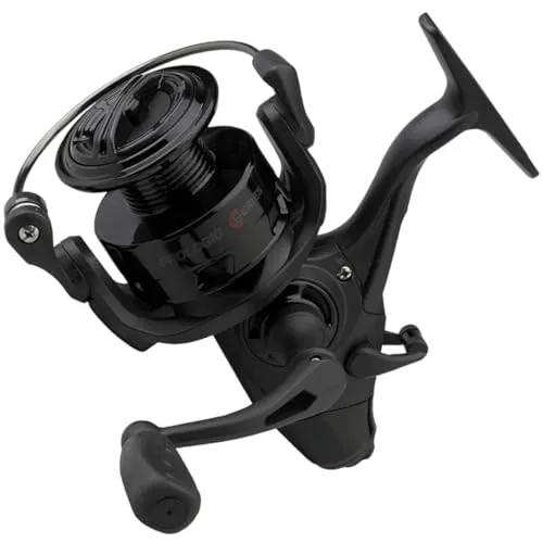 Prologic 6000 C-Series BF Rolle mit Freilauf - Angelrolle mit Fast Drag-System, 11kg Bremskraft und leichtem Graphit-Gehäuse, ideal für Karpfenangler.