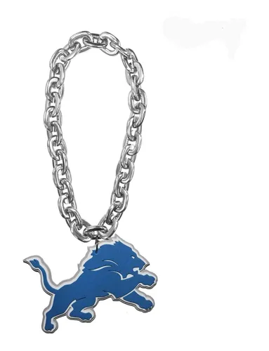 NFL Detroit Lions 3D Fanchain Magnet in blau von FanFave