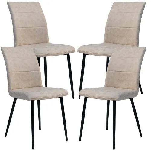 TRISENS Esszimmerstuhl (Stück, 4 St) in beige von Trisens