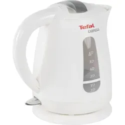 Tefal KO299130 Wasserkocher 1,5L 2200W Weiß - Wasserkocher in elegantem Weiß mit 1,5L Kapazität und 2200W Leistung. Kabellos und mit 360°-Drehbasis für maximale Flexibilität in der Küche.