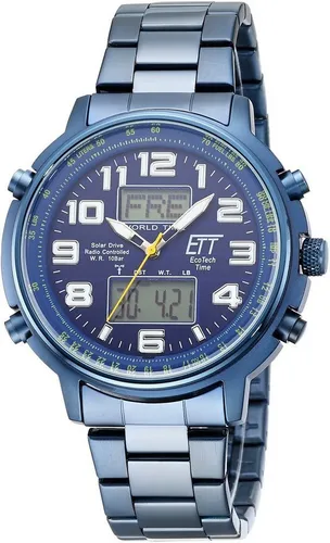 ETT EGS-11445-32M Solar Drive Funkuhr Hunter II Herrenuhr 48mm