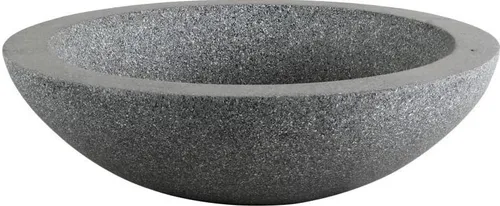 TrendLine Schale Ø 71 cm grau - Garten-Zubehör, stilvolle und geräumige Schale für kreative Gartenarrangements und Dekorationen.