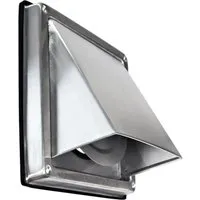 Edelstahl Ablufthaube LG 5515 L mit Überdruckklappe