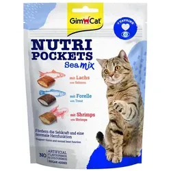 GIMCAT NUTRI POCKETS Meer Mischung Taurin 150g von Gimborn