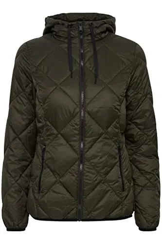 b.young Steppjacke BYAMALLA JACKET - Rosin (190509) - Funktionsjacke in trendiger Farbe Rosin, hüftlang mit Kapuze und Reißverschluss, ideal für lässige Outfits und wechselhaftes Wetter.