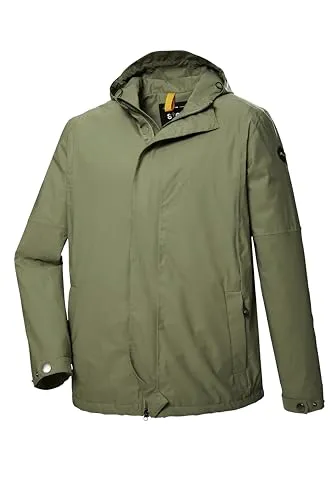 STOY Herren Funktionsjacke/Outdoorjacke mit Kapuze - Große Größen STS 7 MN JCKT, helloliv, 6XL, 41547-000