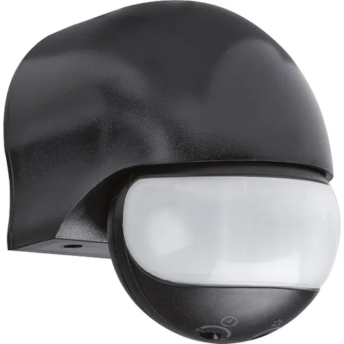 Grothe McGuard mini BM180sw Bewegungsmelder - Bewegungsmelder mit zuverlässiger Erfassung, ideal für den Außenbereich und energiesparend durch automatische Abschaltung.