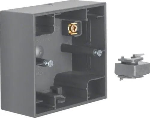 Berker 10417006 Aufputz-Gehäuse, 1fach, K.1, anthrazit matt, lackiert