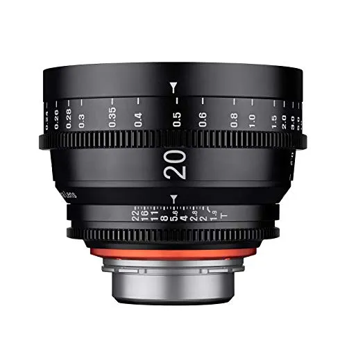XEEN Cinema 20mm T1,9 PL Vollformat Objektiv MF Cine Video Lens für hohe Auflösungen mit Follow Focus Zahnkränze