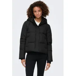 ONLY Steppjacke ONLAlice - Schwarz XL (42) - Funktionsjacke mit 50% Daunenfüllung für optimale Wärme und Komfort, ideal für kalte Tage.