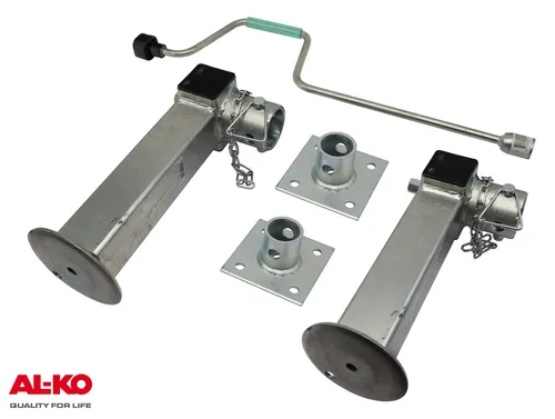 AL-KO Stützfuß 355 mm 1300kg / 2600 kg Ausdrehstütze Kurbelstütze PKW Anhänger