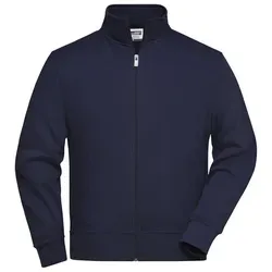 Sweatjacke JN836 - James & Nicholson in Navy 4XL - Funktionsjacken mit Stehkragen und praktischem Reißverschluss für individuellen Tragekomfort. Vielseitige Farbwahl und bequemer Schnitt machen diese Jacke zum Must-Have für jeden Anlass.