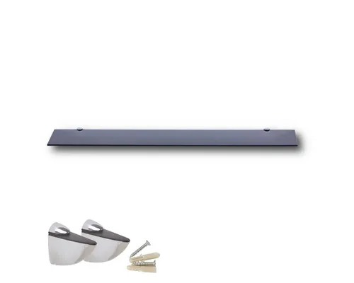 HOOZ Wandregal aus Sicherheitsglas in schwarz von Hooz