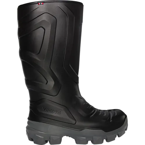 Viking Icefighter 2 Warm Stiefel, schwarz/anthrazit (277) 48 - Herren Stiefel, ideal für skandinavische Winter mit isolierendem PU-Material und warmem Futter für optimalen Kälteschutz und Komfort.
