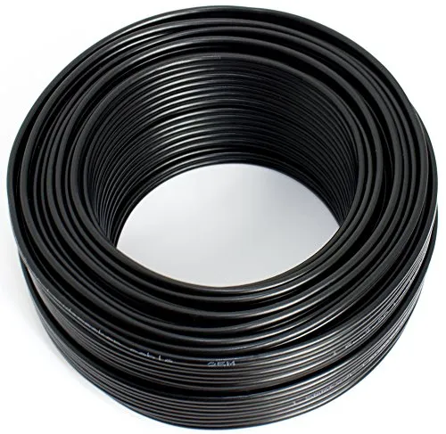 Lautsprecherkabel schwarz 2X 1,50mm² 30M Ring