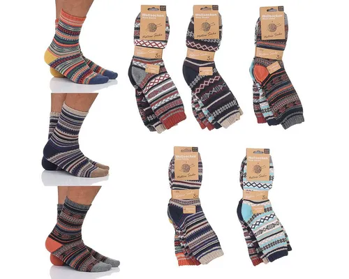 simaranda Funktionssocken Herren Socken 198 39-42 Bunt Gemischt 3 Paar (3-Paar)