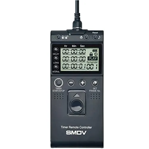 Impulsfoto SMDV T808 Timer Fernauslöser, Kompatibel mit Nikon Kameras inklusiv mit T808 Kabel