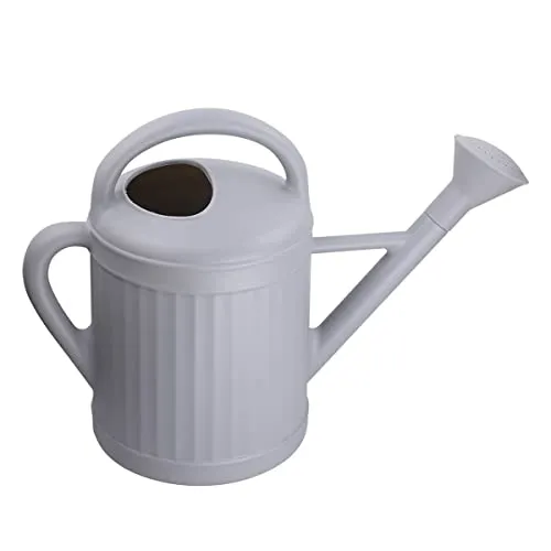 Esschert Design Gießkanne Vintage Grau mit Tülle ca. 8,5 Liter - Kunststoff