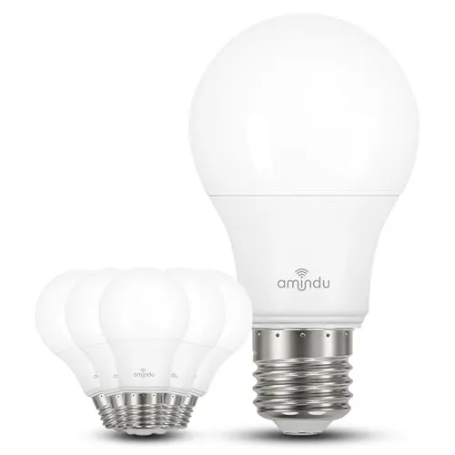 Amindu E27 LED Lampe 13,6W ersetzt 100W warmweiß 2700K – nicht dimmbar – LED 6er Pack superhell– ideal für große Wohnzimmer, Schlafzimmer oder Küchen