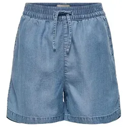 ONLY Girl Jeans-Shorts Tencel-Shorts - Modische Jeans-Shorts für Mädchen, normal geschnitten aus 100% TENCEL Lyocell, ideal für sommerliche Outfits und hohen Tragekomfort.