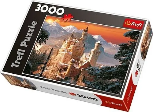 Puzzle Trefl 3000 Teile Schloss Neuschwanstein im Winter
