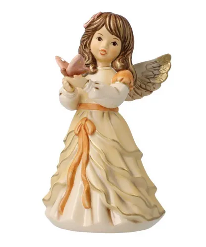 Goebel Engel Bring mir Glück champagner mit Schmetterling  15cm 5071