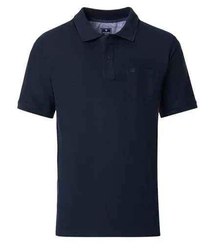 Redmond Herren Polo 960 – XXL in Blau - Stylisches Kurzarm-Polo aus hochwertigem Piqué, ideal für Freizeit und Alltag. Bequeme Passform und zeitloses Design für jeden Anlass.