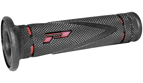 Produktbild Progrip-Griffe, Artikel 838, gp racing, gelocht, 22/25 mm, rot/schwarz