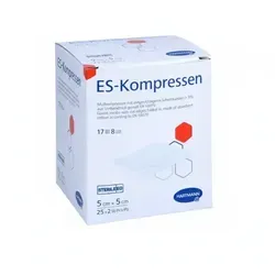 Es-Kompressen steril 5x5 cm 8fach 25X2 St