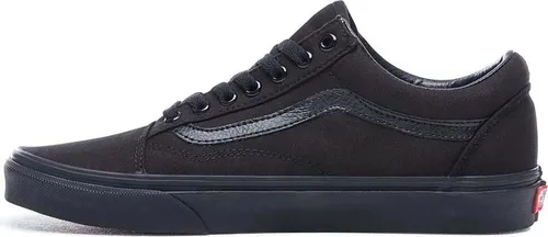 Vans Old Skool Sneaker schwarz 38,5 EU - Sneaker in Größe 38,5, klassisches Design in schwarz, ideal für Skateboarding und lässige Outfits.