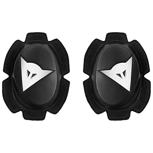 Dainese Knee Slider Pista Knieschleifer schwarz weiß von Dainese