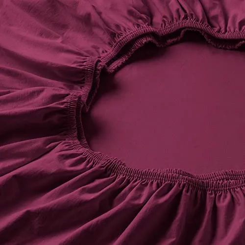 Estella Bettlaken Zwirnjersey in lila von ESTELLA