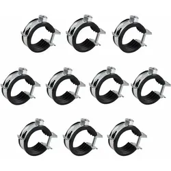 Symbionet - 10x Stahl Rohr Schellen 20mm 21mm 22mm 23mm Schraub Schelle Halter Befestigung