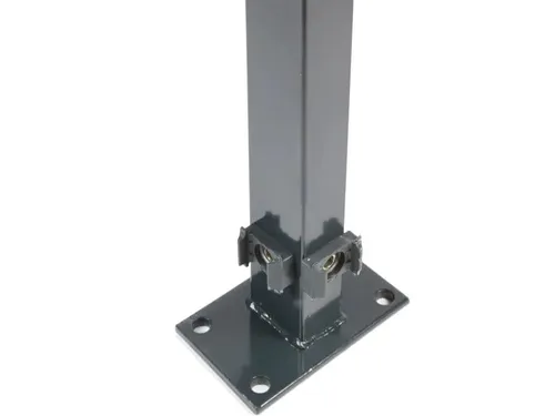 Floraworld Zauneckpfosten 189,3 x 6 x 4 cm anthrazit - Robuster Zauneckpfosten in anthrazit für eine stabile und ansprechende Zaunlösung. Ideal für den Außenbereich und einfach zu montieren.