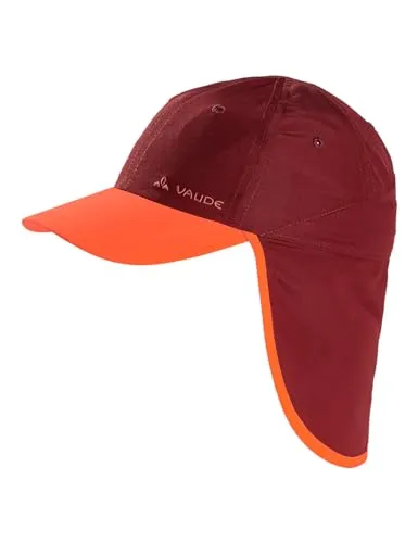 VAUDE Unisex Kinder Kids Sahara Cap IV Sonnenhut, Salsa, L EU - Basecaps mit Ventilationslöchern und Nackenschutz, perfekt für sonnige Tage und aktive Kinder.