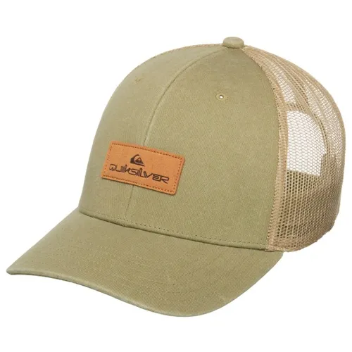Quiksilver Down The Hatch Cap - Beige/Oliv, One Size - Stylische Trucker-Style Cap in Beige/Oliv, perfekt für den Alltag. Hergestellt aus 57% Polyester und 43% Baumwolle für hohen Tragekomfort. Entdecken Sie weitere Quiksilver Produkte bei Bergfreunde.de!