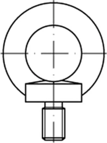 Ringschraube DIN 580 Stahl C15E M42 von Reidl