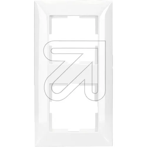 EGB Meridian reinweiß Abdeckrahmen 2-fach