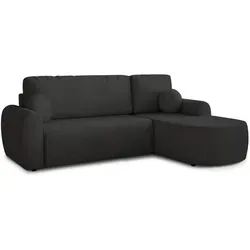 Ecksofa Jazz mit Schlaffunktion in schwarz von Sofnet