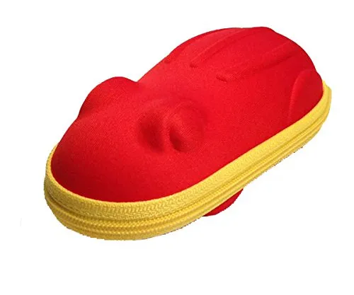 Brillenetui/Etui für Kinderbrillen in Frosch Form Rot