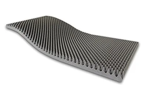 Dibapur Noppenschaumstoff 100 x 200 x 8 cm Akustikschaumstoff Schall Dämmung zur effektiven Akustik Dämmung