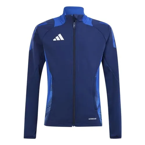 adidas Performance Sweatjacke blau 128 EU - Funktionsjacke aus 100% Polyester, ideal für Sport und Freizeit, bietet hohen Tragekomfort und Bewegungsfreiheit.
