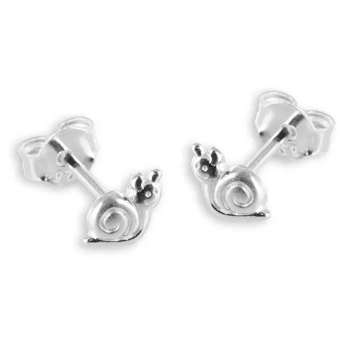 O&S Süße Ohrstecker Schnecke  Ohrringe Sterling Silber 925  Damen Kinder Mädchen