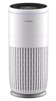 Bosch Air 6000 Luftreiniger weiß - Luftreiniger für Räume bis 125 m², entfernt 99.9% der Bakterien und Viren, ausgestattet mit HEPA 13-Filter und LED-Display für optimale Luftqualität.