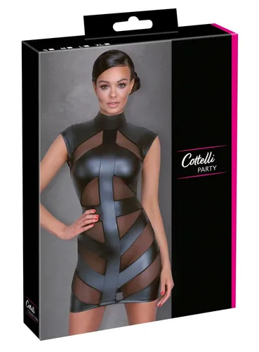 Kleid Einsätze L - Cottelli PARTY Kleid - Elegantes Kleid mit einzigartigen Einsätzen für besondere Anlässe, aus hochwertigen Materialien für optimalen Tragekomfort.
