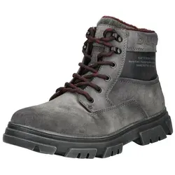 bugatti Stiefelette Lederimitat . Schnürstiefelette grau 42 EU