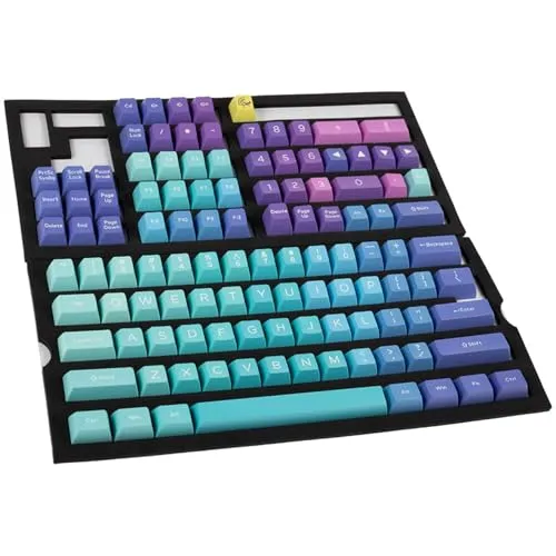 Ducky Keycaps Double-Shot Set - 108 Tasten für Mechanische Tastaturen - Tastaturen - Hochwertige ABS Keycaps für Cherry MX Switches, langlebig und hitzebeständig, ideal für Gamer und Vielschreiber.