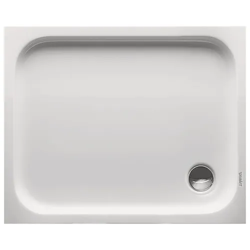 Duravit D-Code Rechteckduschwanne 1000 x 800 mm - Weiß - Duschwannen, hochwertige Rechteckform für komfortable Duscherlebnisse und modernes Design in Ihrem Bad.