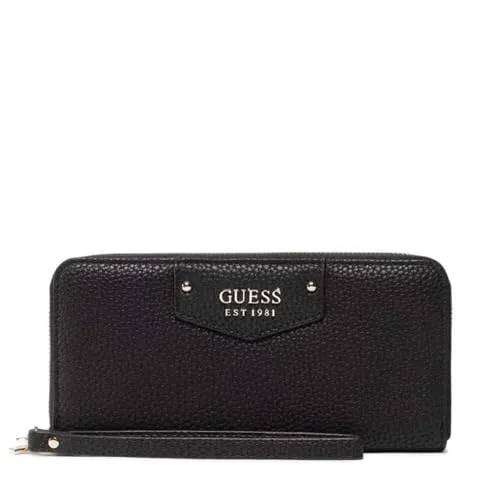 GUESS ECO BRENTON SLG ZIP Umhängetasche, Schwarz in schwarz von GUESS